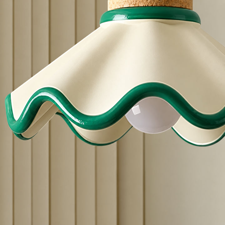 Nolvessa Scalloped Pendant Light 8