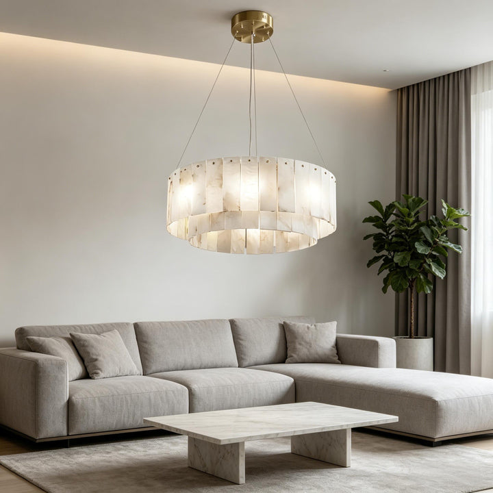 Nona Alabaster Chandelier 3
