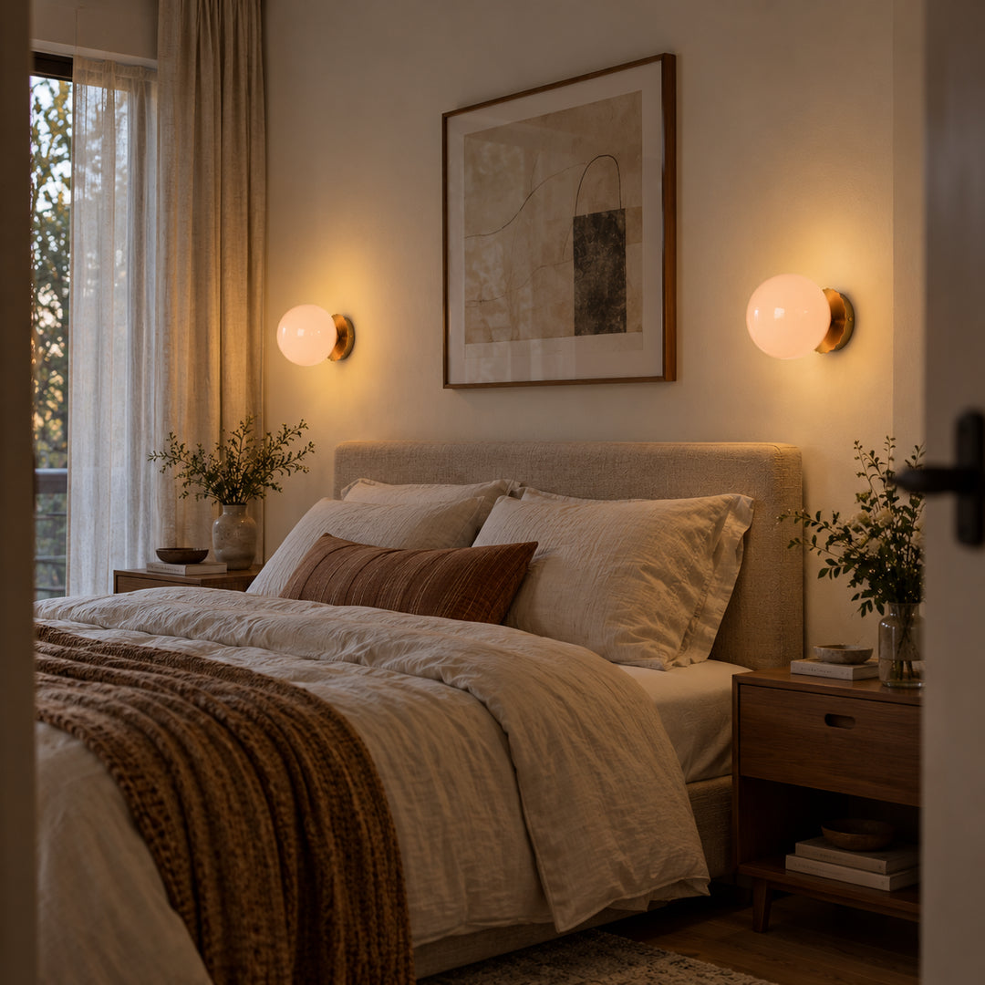 Nurelvia Globe Wall Lamp 13