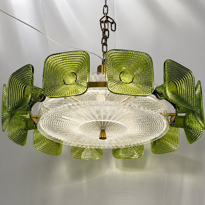 Olivra Murano Glass Chandelier 10