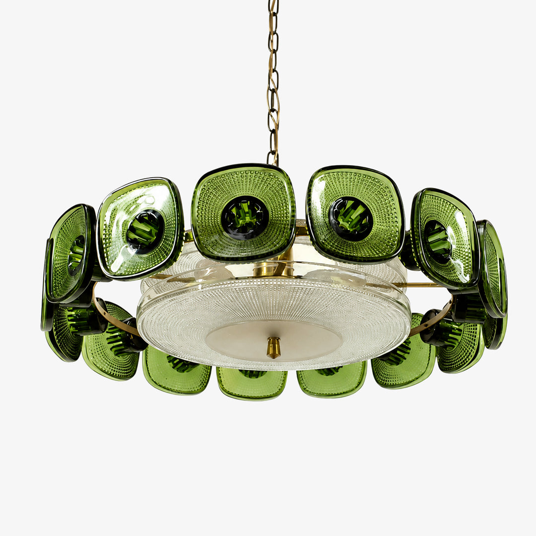 Olivra Murano Glass Chandelier 2