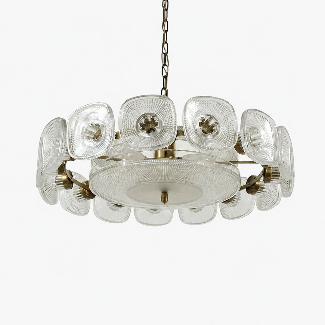 Olivra Murano Glass Chandelier 3