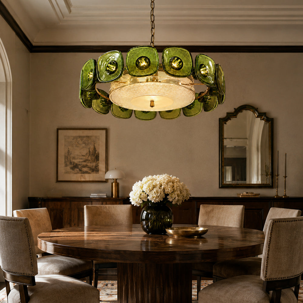 Olivra Murano Glass Chandelier 5
