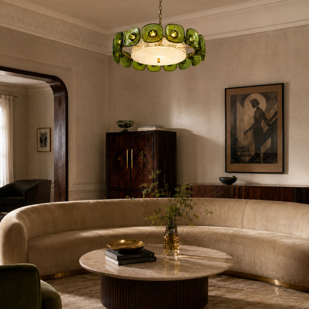 Olivra Murano Glass Chandelier 6