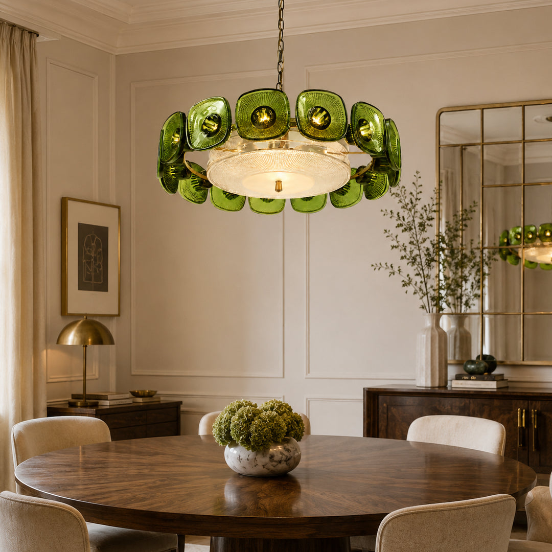 Olivra Murano Glass Chandelier 7
