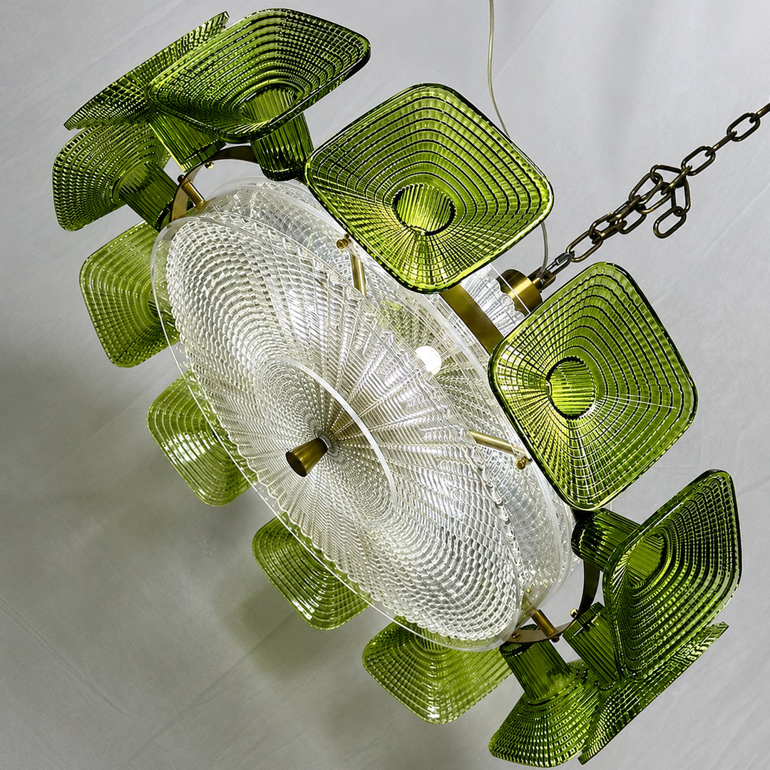 Olivra Murano Glass Chandelier 8