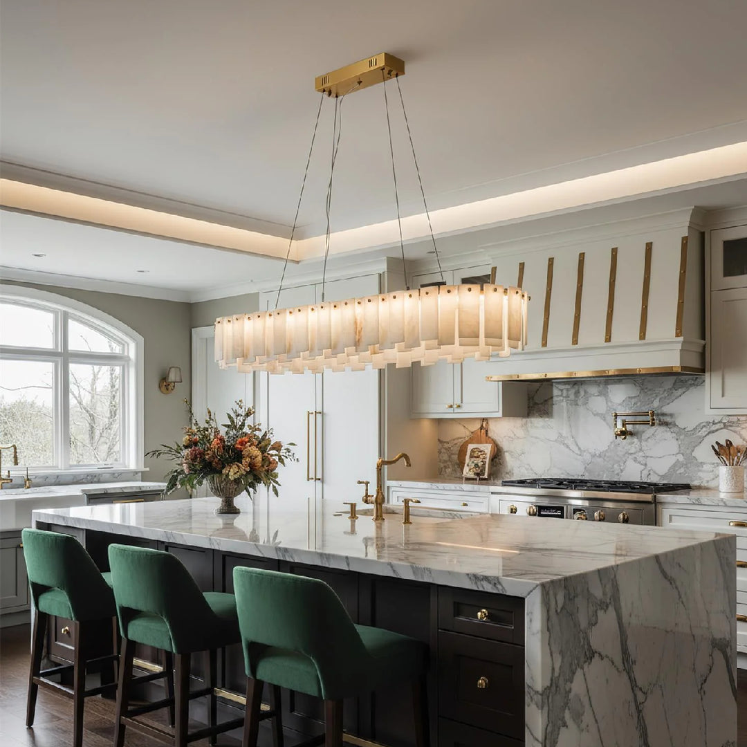 Onyx Linear Alabaster Chandelier 10