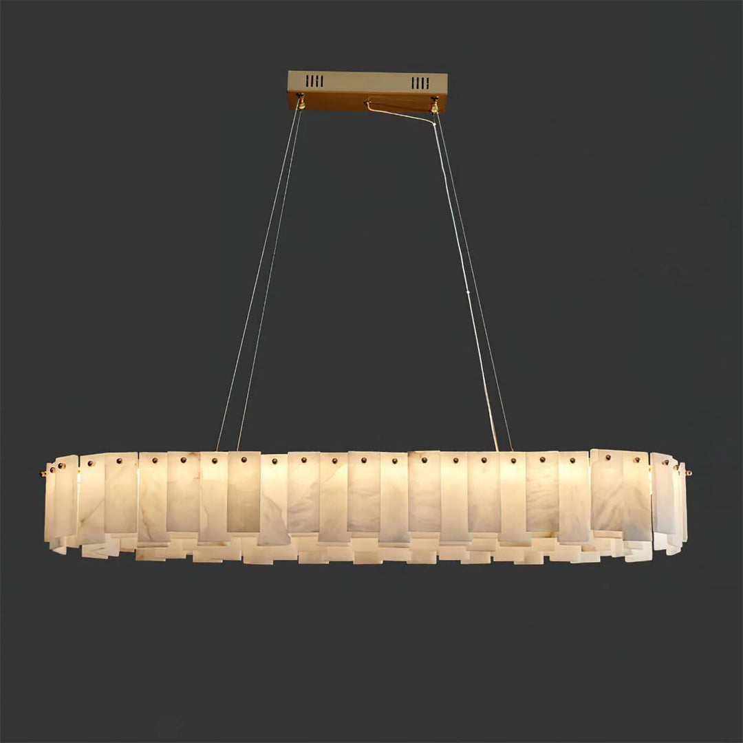Onyx Linear Alabaster Chandelier 11