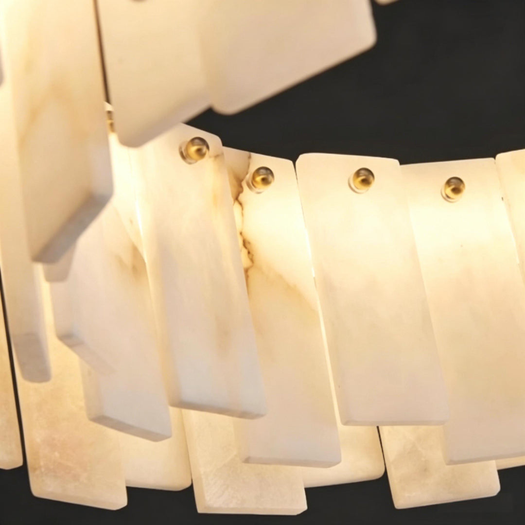 Onyx Linear Alabaster Chandelier 13