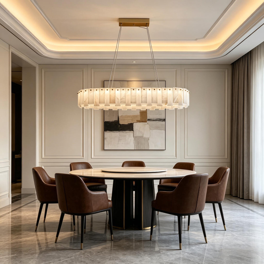 Onyx Linear Alabaster Chandelier 3