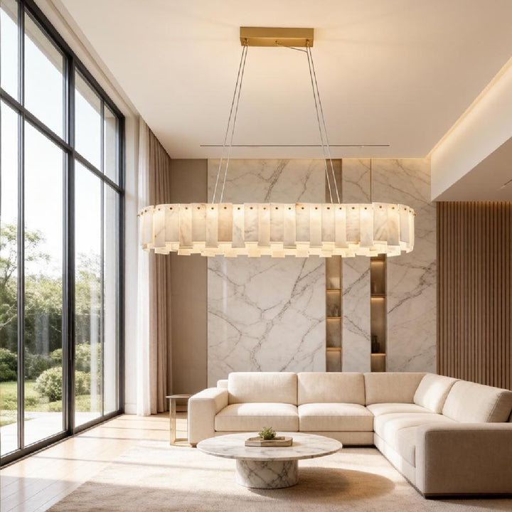 Onyx Linear Alabaster Chandelier 5