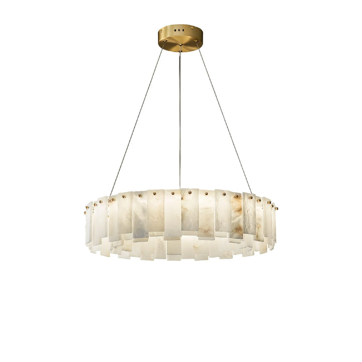  Onyx Ring Alabaster Chandelier 2