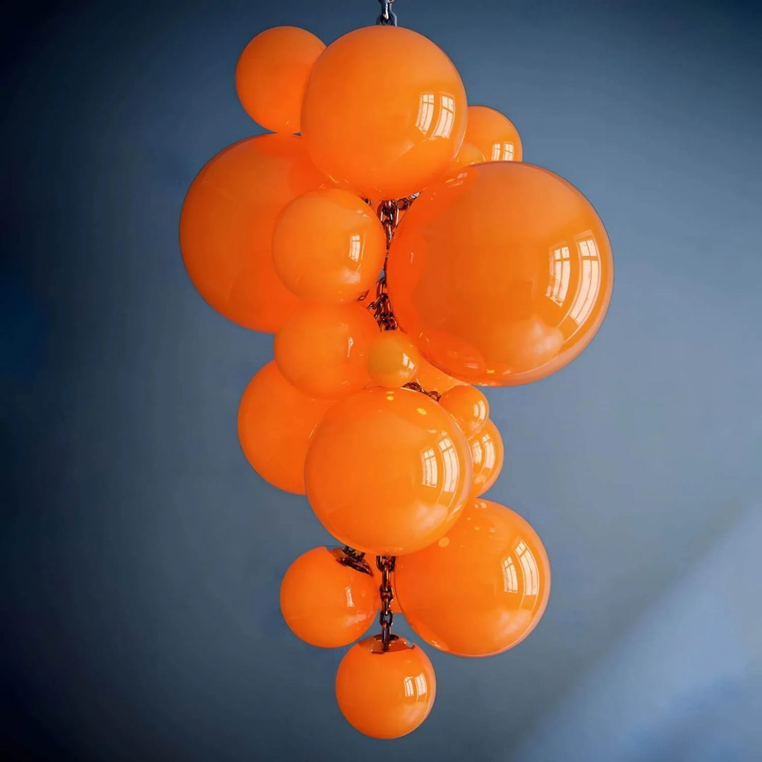 Opaline Murano Glass Chandelier 3