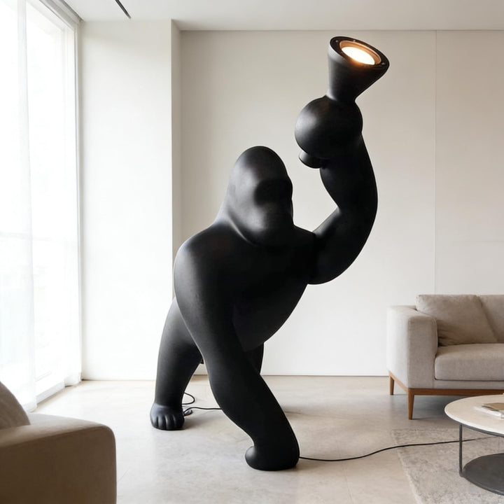 Orangutan Sculpture Floor Lamp 10