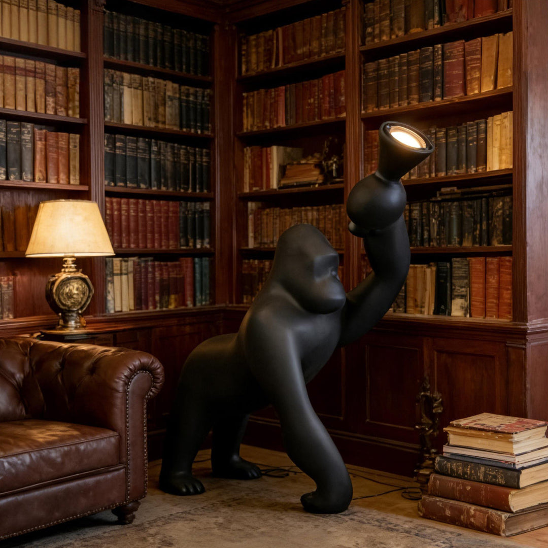 Orangutan Sculpture Floor Lamp 7