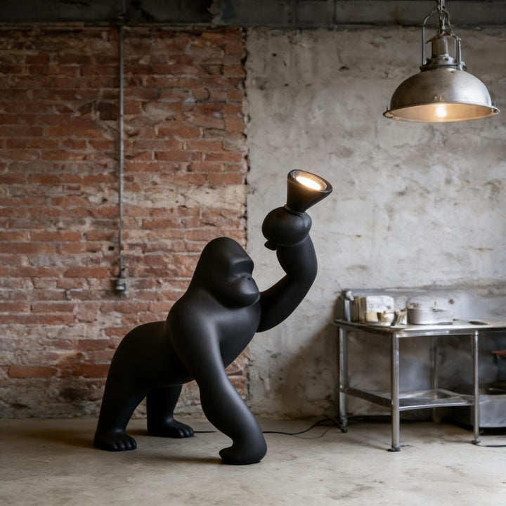 Orangutan Sculpture Floor Lamp 8