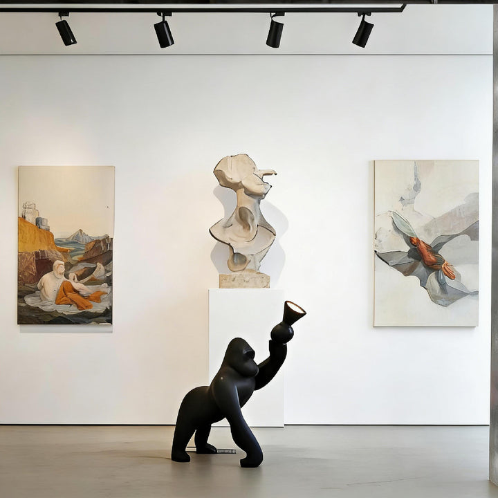 Orangutan Sculpture Floor Lamp 9