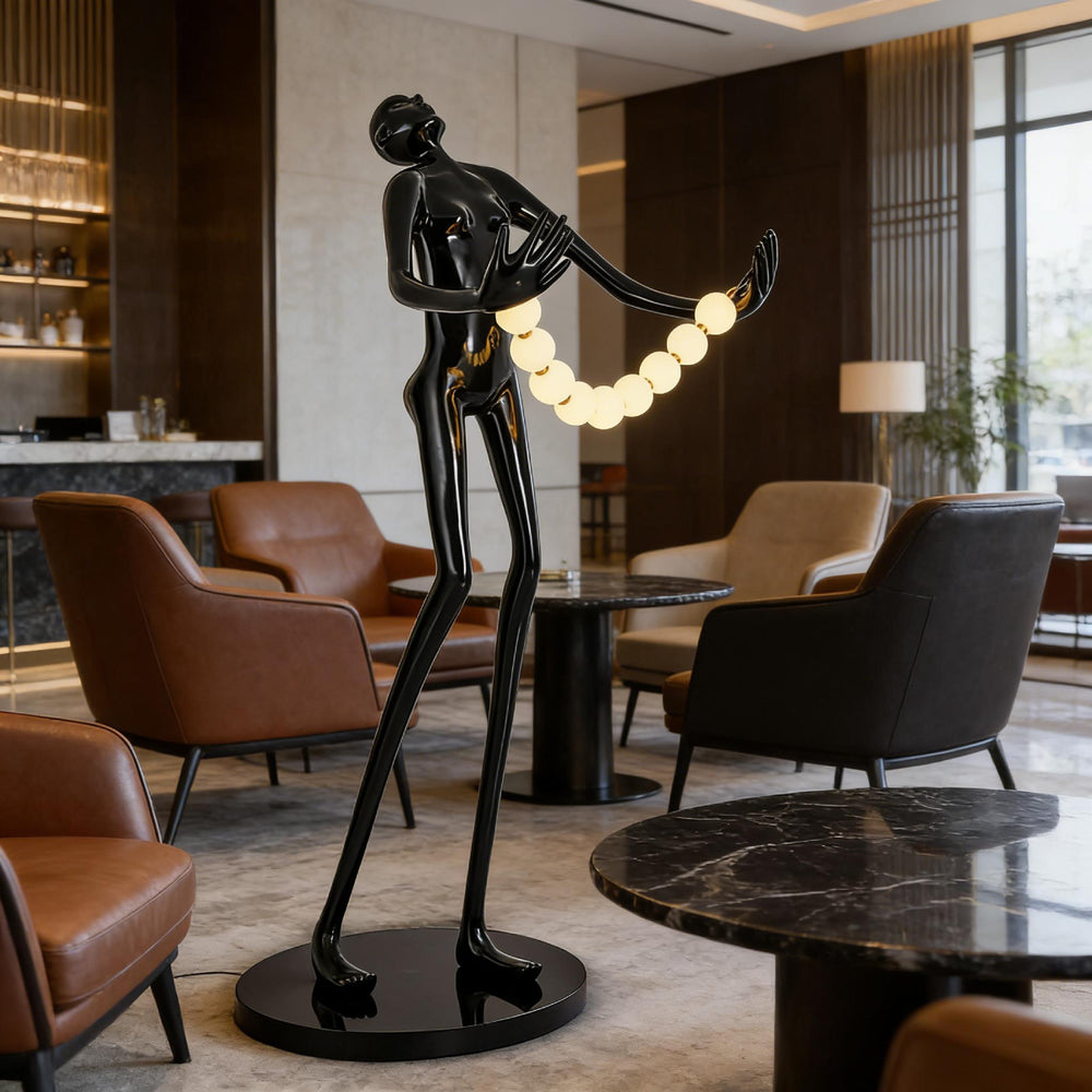 Orb Juggler Sculpture Floor Lamp 2