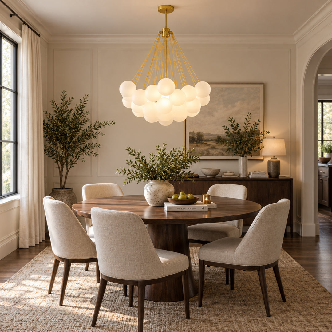 Orbavelle Globe Cluster Chandelier 10