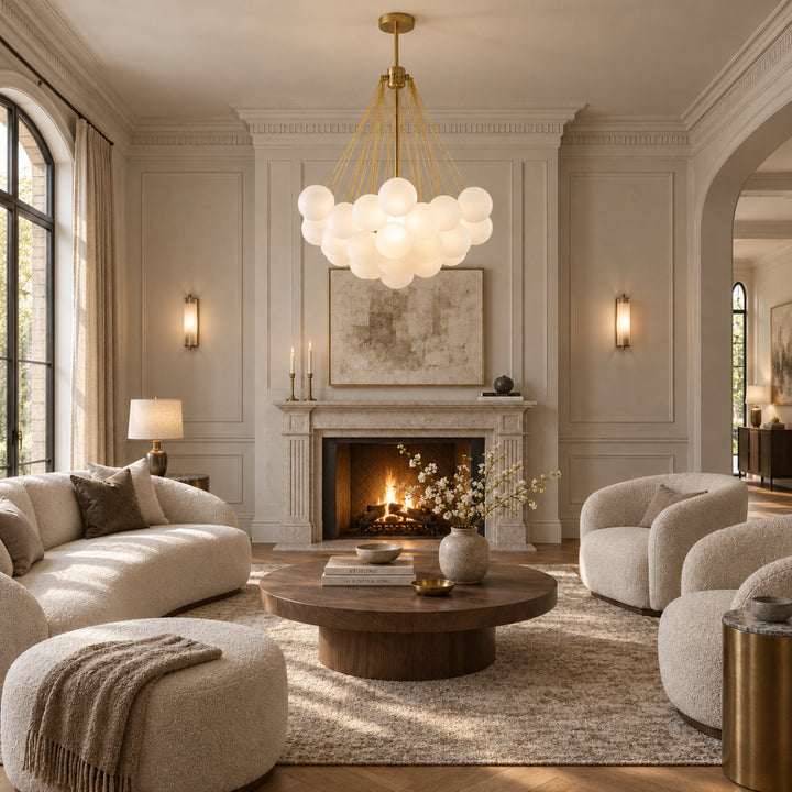 Orbavelle Globe Cluster Chandelier 12
