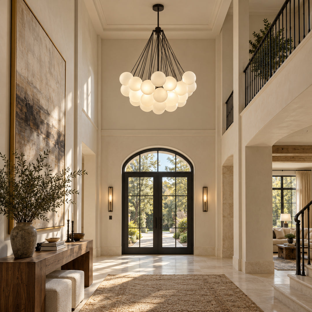 Orbavelle Globe Cluster Chandelier 13