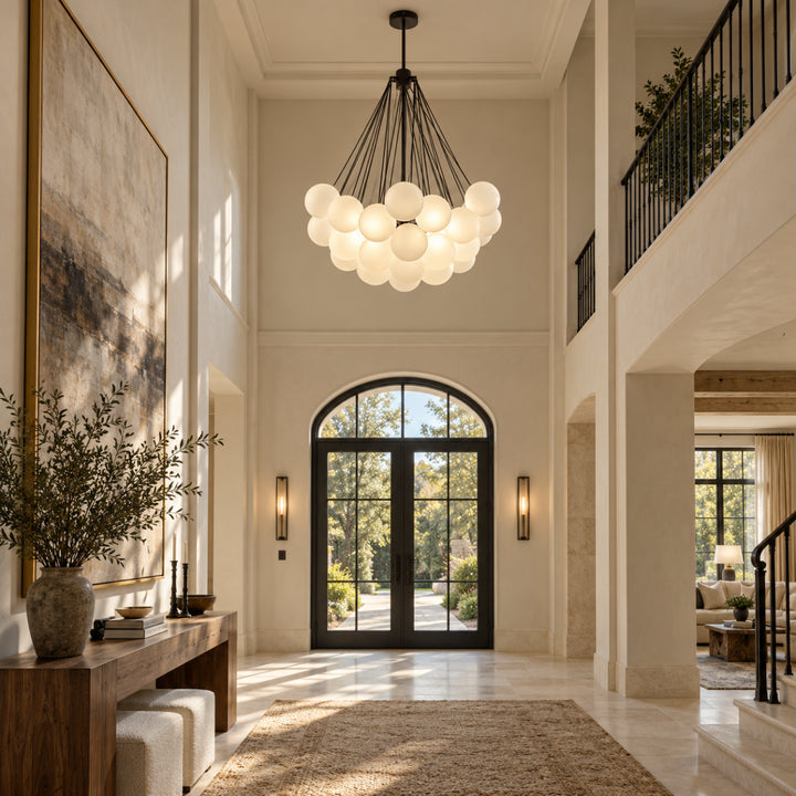 Orbavelle Globe Cluster Chandelier 13