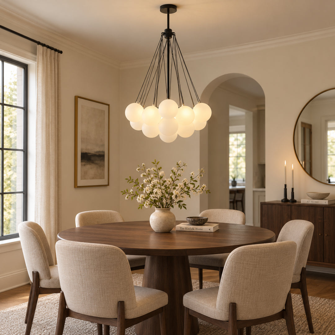 Orbavelle Globe Cluster Chandelier 14