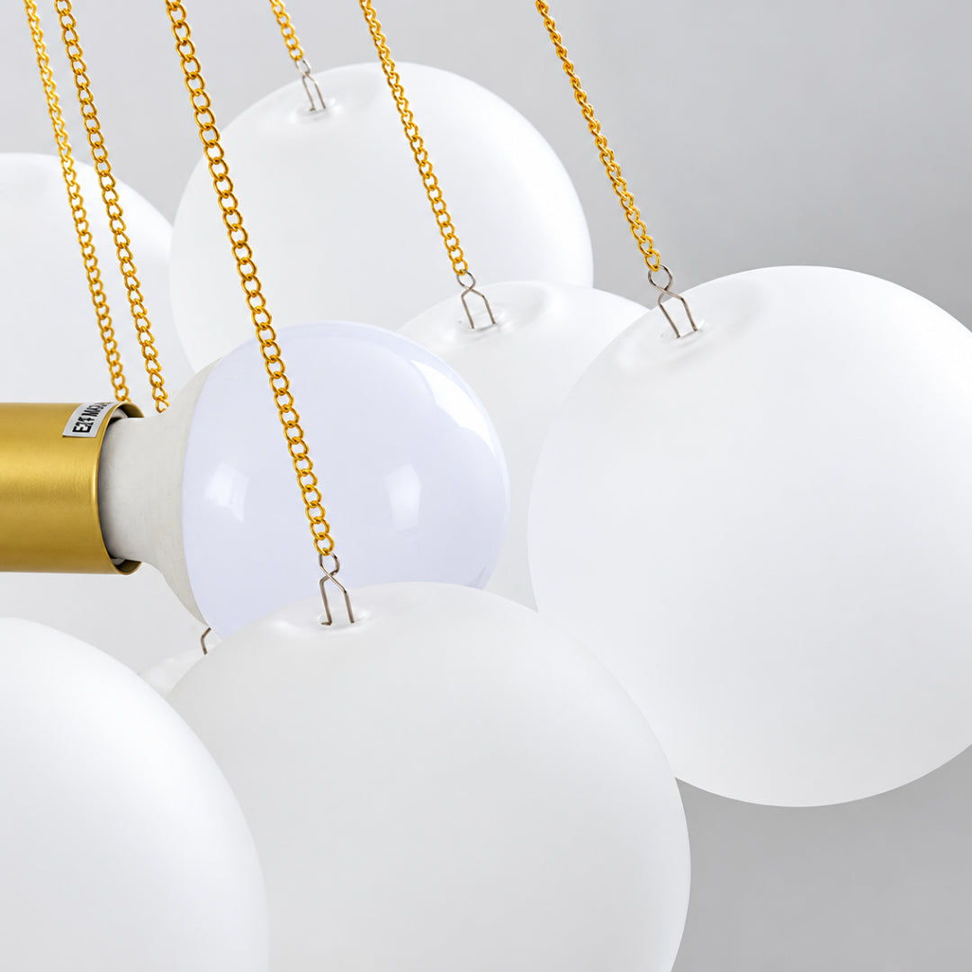 Orbavelle Globe Cluster Chandelier 8