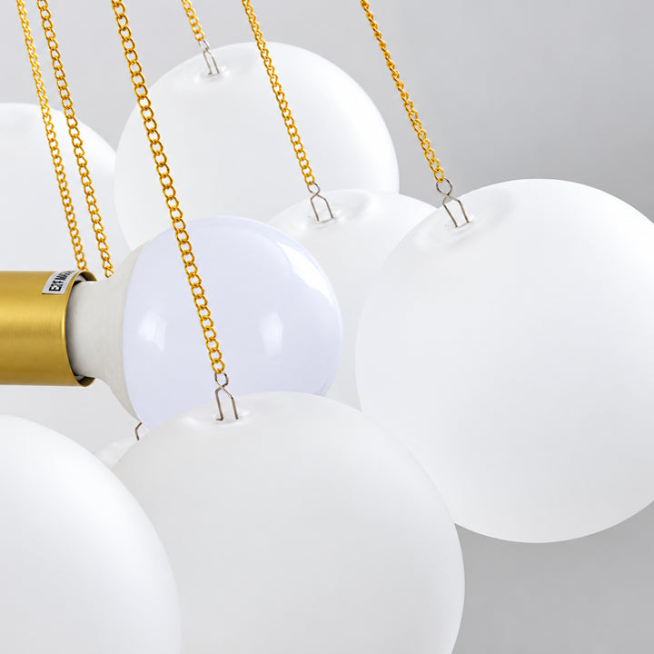 Orbavelle Globe Cluster Chandelier 8