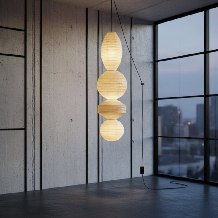Ori Lantern Series Swag Pendant Lamp 10