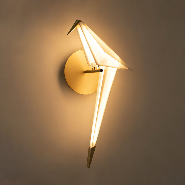 Origami Bird Wall Sconce
