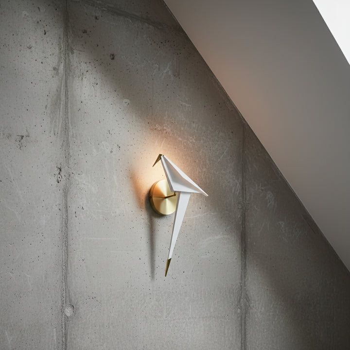 Origami Bird Wall Sconce
