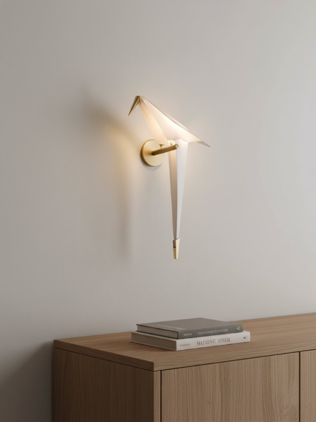 Origami Bird Wall Sconce