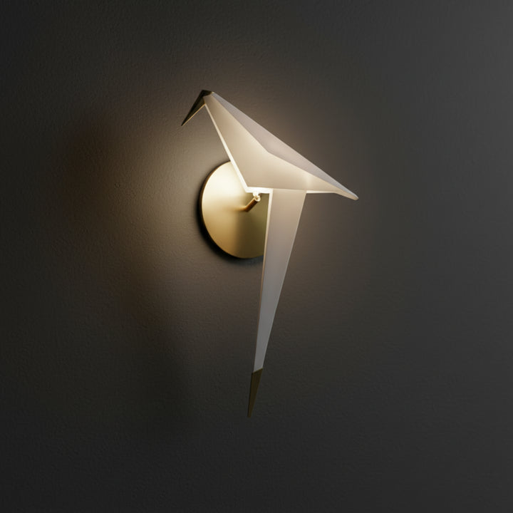 Origami Bird Wall Sconce