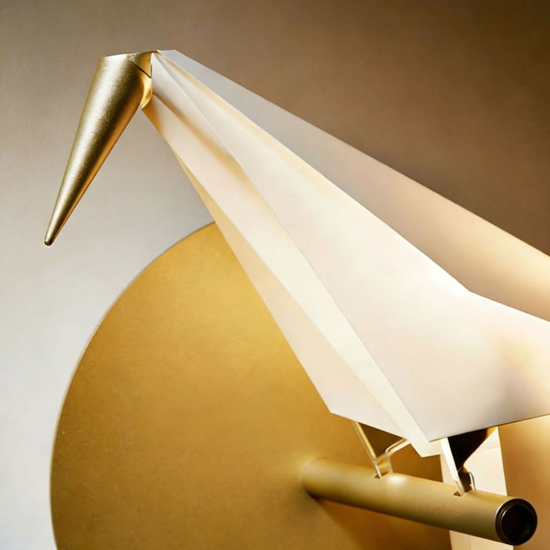 Origami Bird Wall Sconce