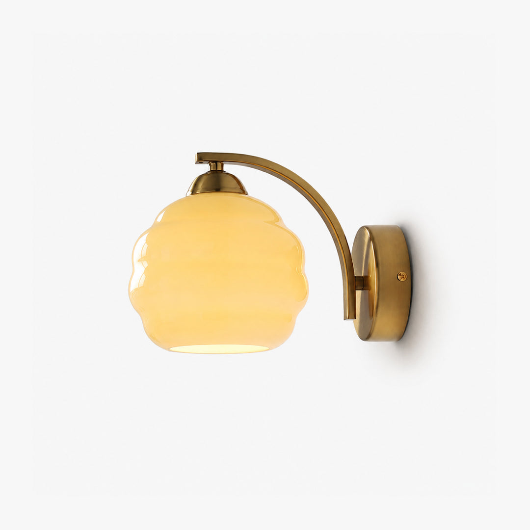 Orivelle Milk Glass Wall Lamp 1