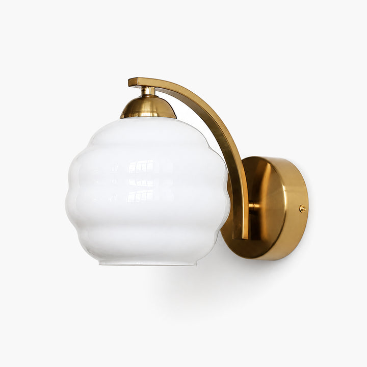 Orivelle Milk Glass Wall Lamp 4