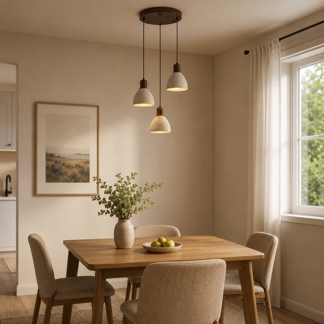 Orliven Three Headed Disc Chandeliers 3