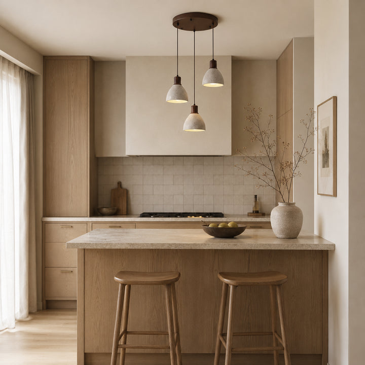 Orliven Three Headed Disc Chandeliers 4