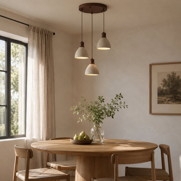 Orliven Three Headed Disc Chandeliers 5