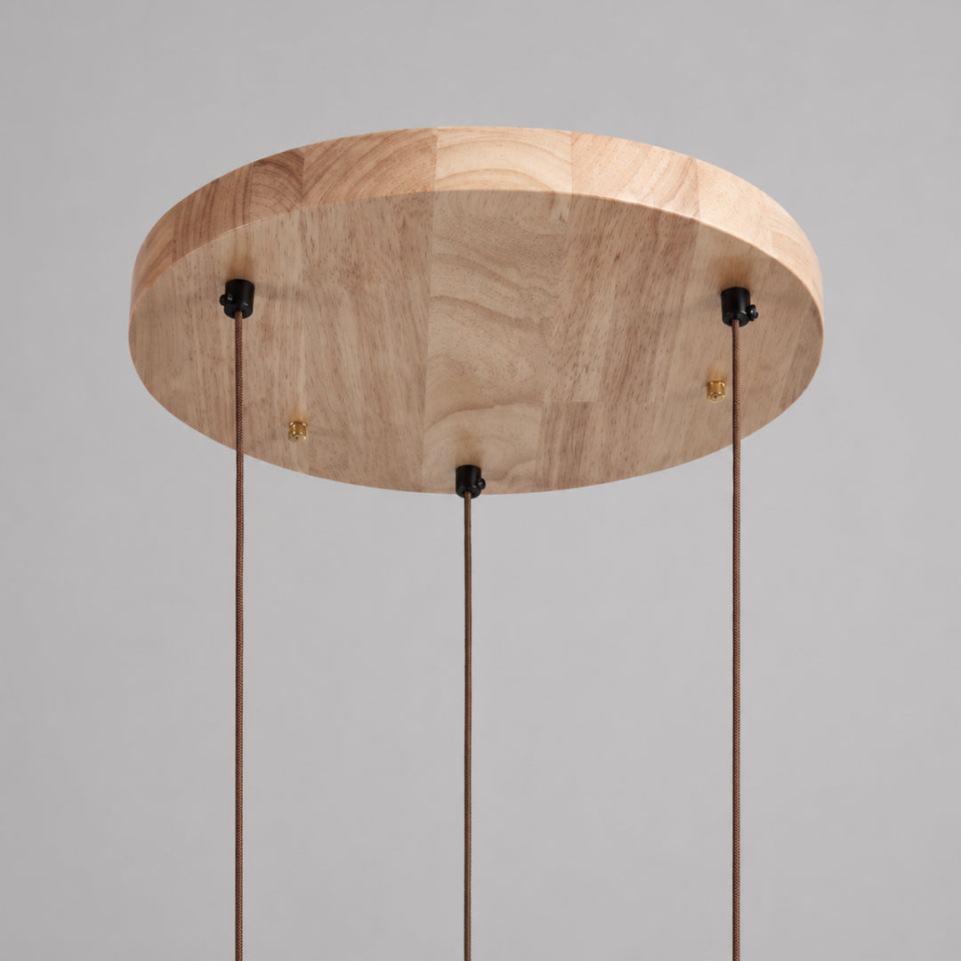 Orliven Three Headed Disc Chandeliers 6