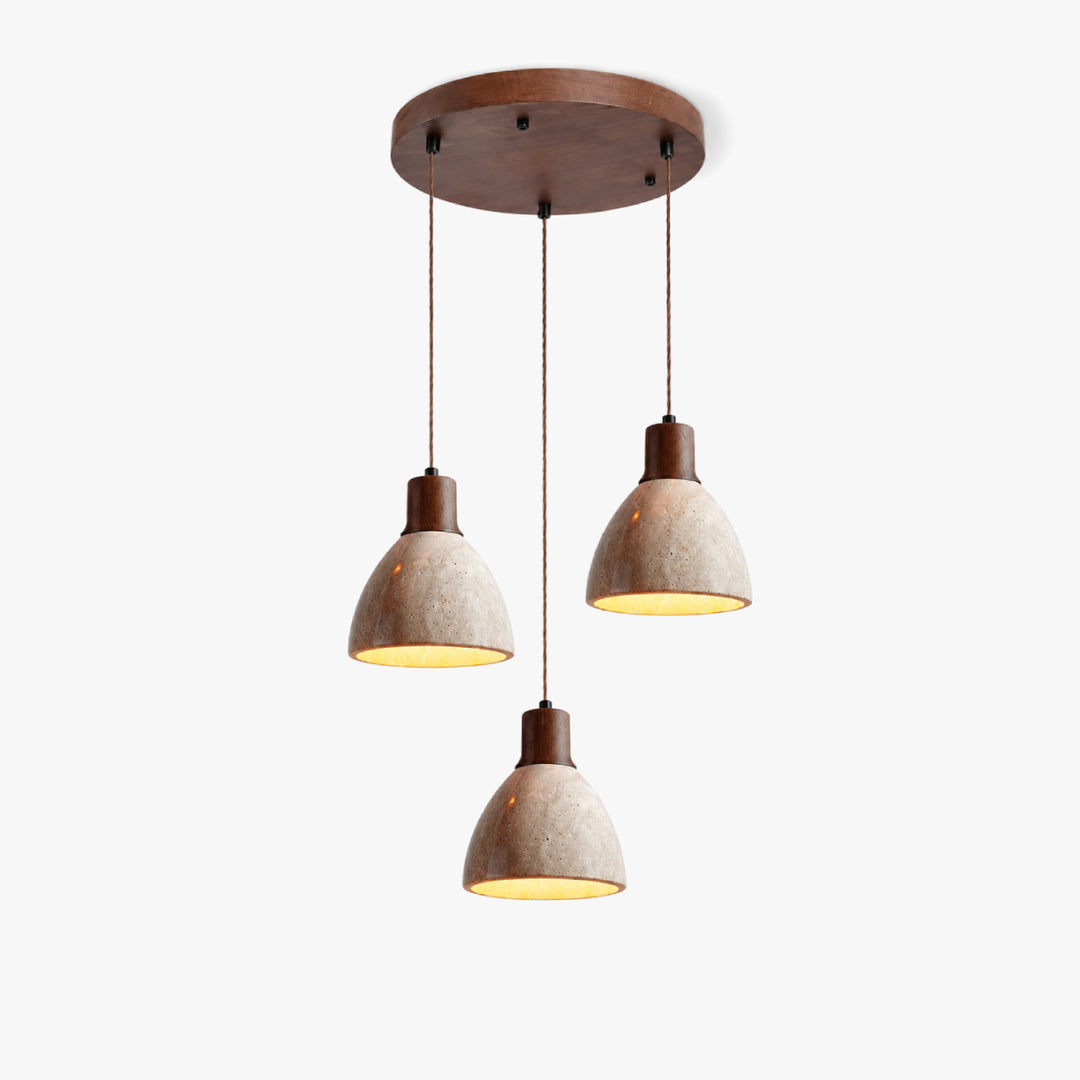 Orliven Three Headed Disc Chandeliers 8