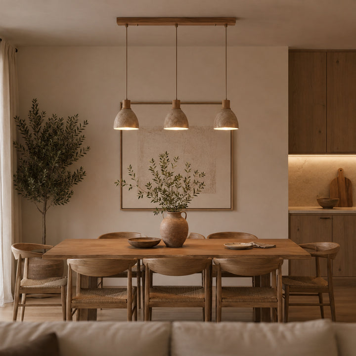 Orliven Three Headed Long Chandeliers 2