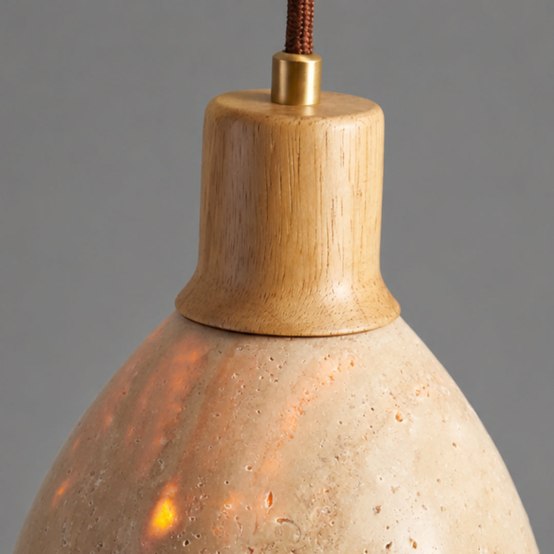 Orliven Travertine Pendant Light
