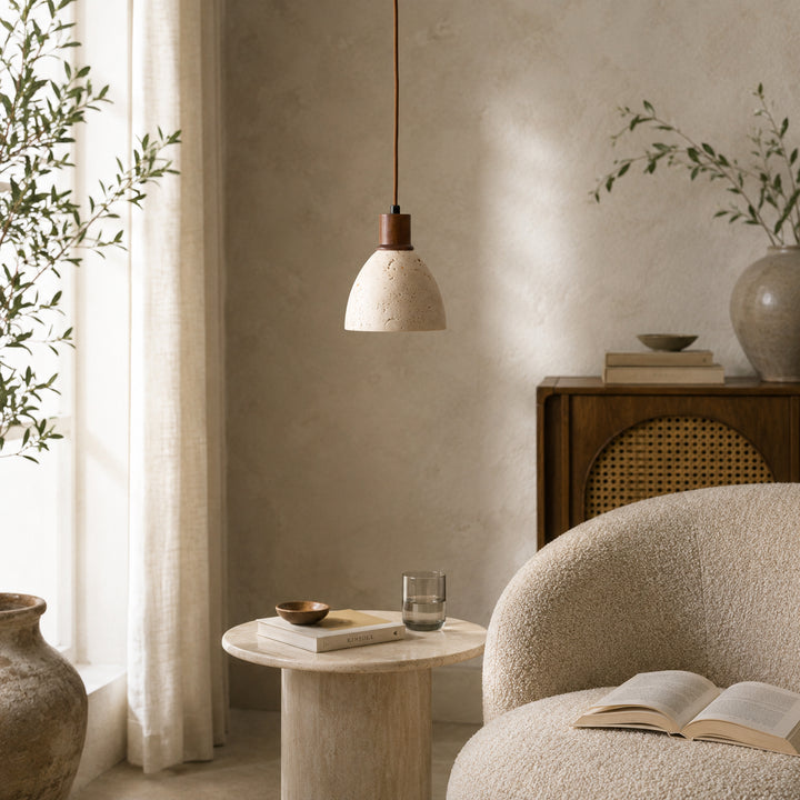 Orliven Travertine Pendant Light 3