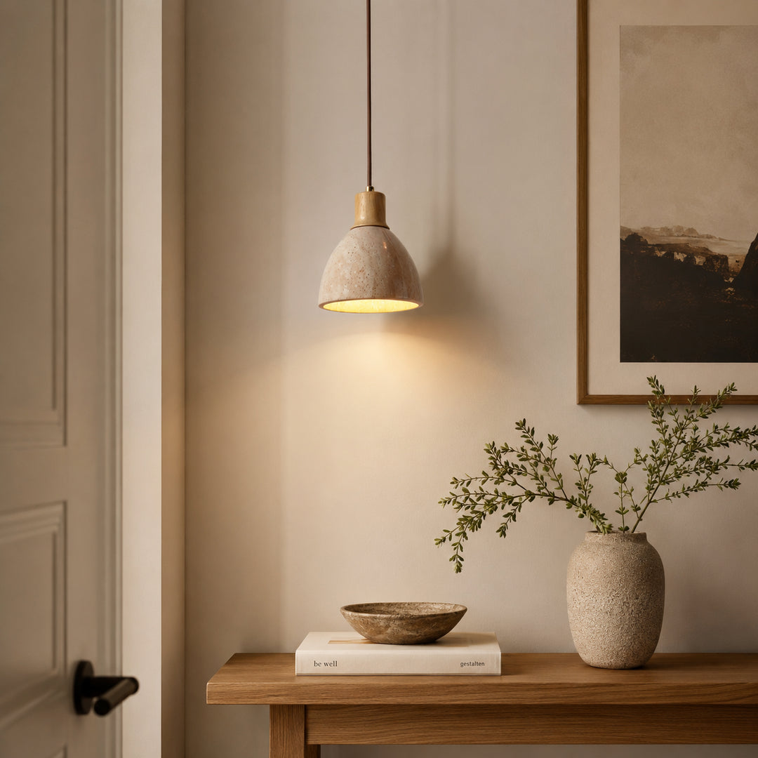 Orliven Travertine Pendant Light 4