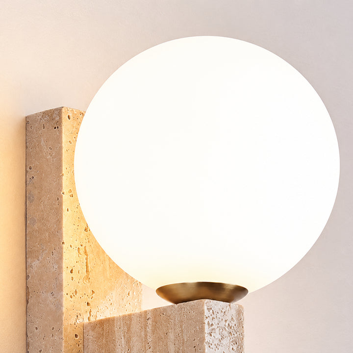 Orvelune Travertine Plug-in Wall Lamp 9