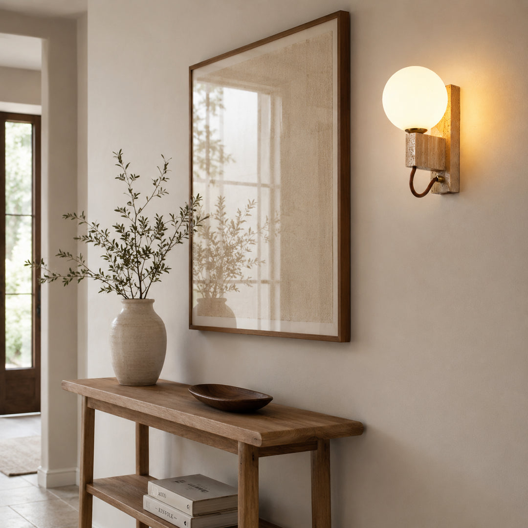 Orvelune Travertine Wall Lamp 2