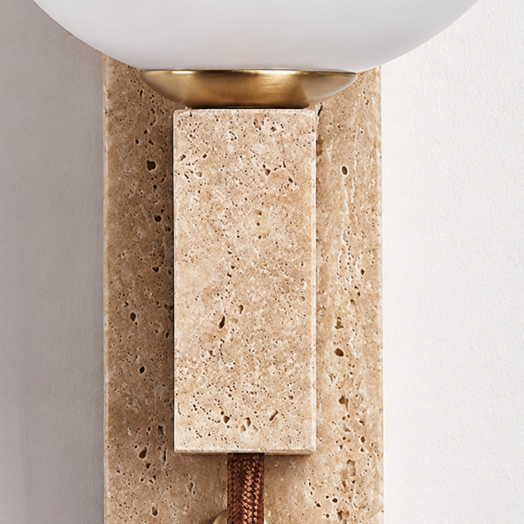 Orvelune Travertine Wall Lamp 8