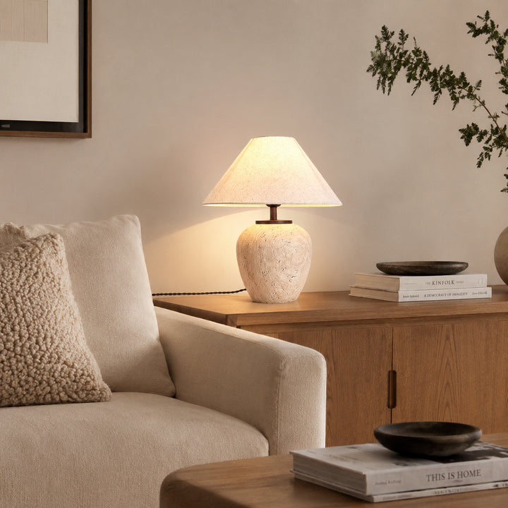 Orvesa Travertine Table Lamp 2